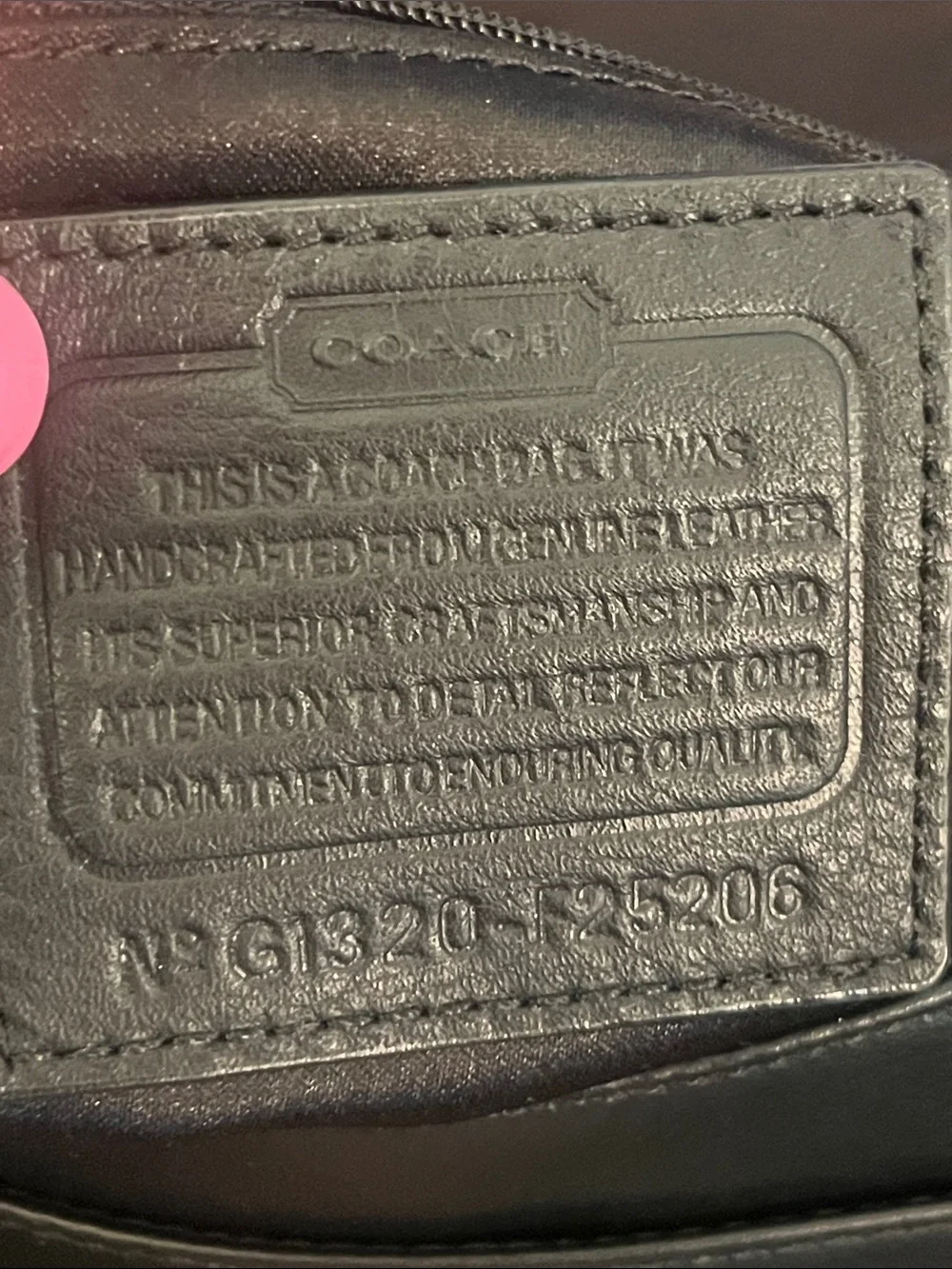 Coach authentic black